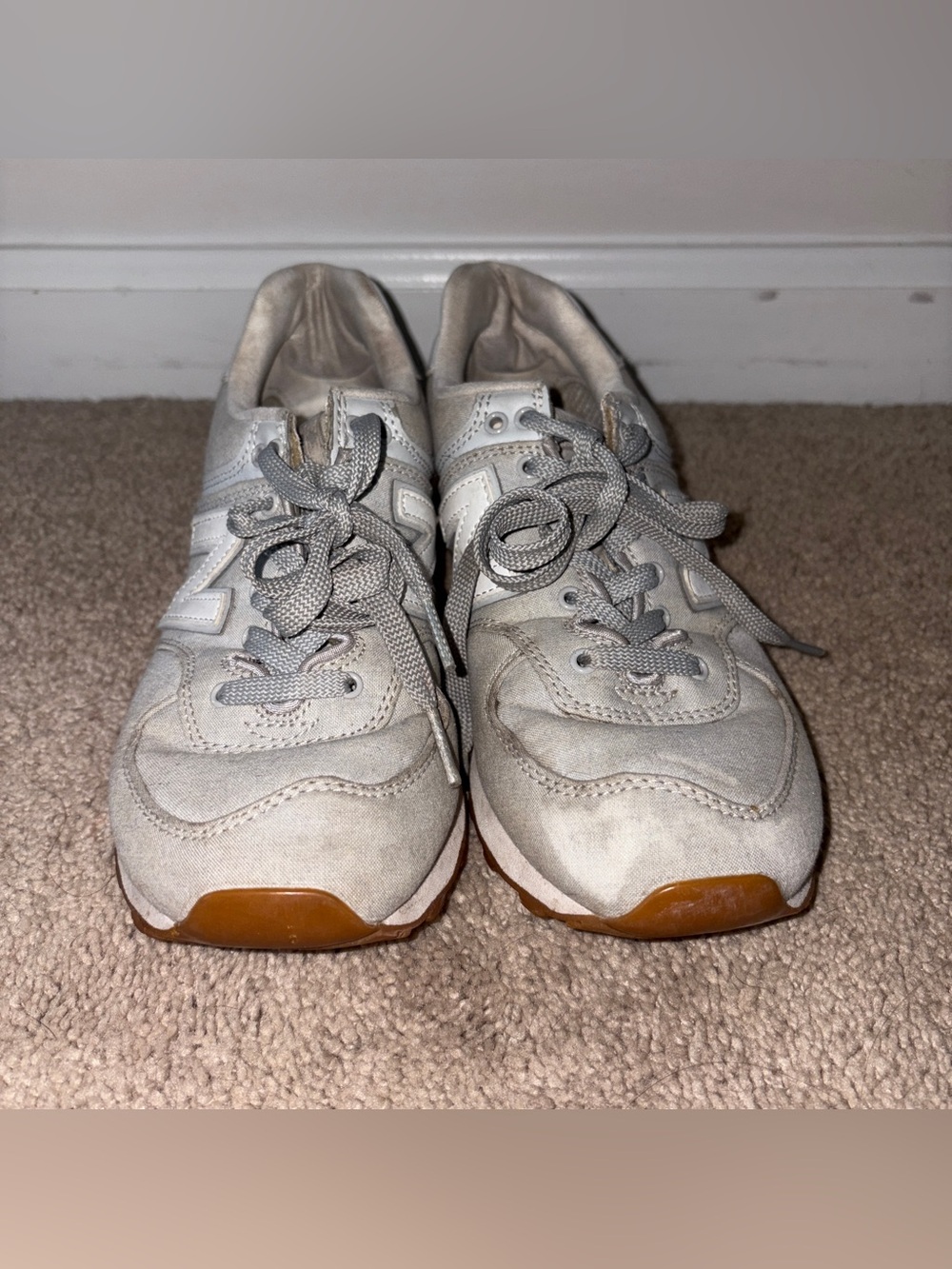 Women’s New Balance 574 Grey Sneakers Size: 7 - Picture 4 of 10
